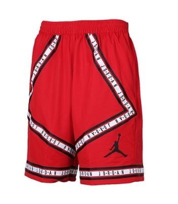 NIKE服飾系列-AIR JORDAN HBR 男款紅色籃球短褲-NO.AJ1109687