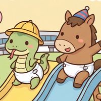 桃園中壢青埔蛇馬寶寶集合🐍🐎