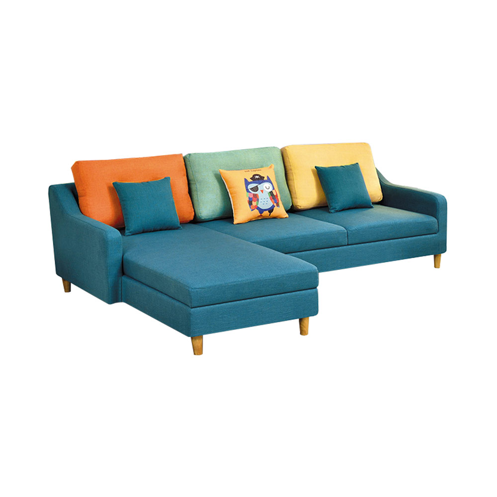 H&D-紐約L型收納布沙發