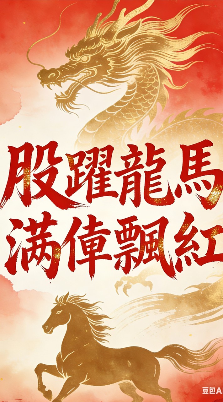 股躍龍馬-滿倉飄紅6