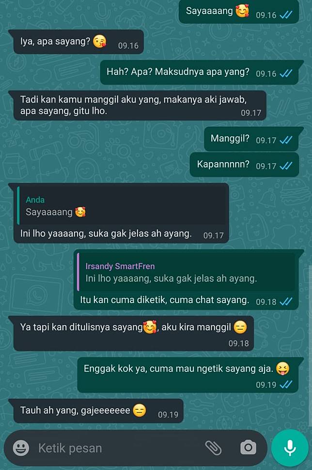 8 Chat Iseng Ala Orang Pacaran Ini Bikin Jomblo Gigit Jari Brilio Net Line Today