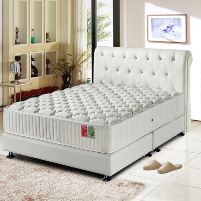 Ally愛麗 五星飯店用-矽膠-雲端蜂巢獨立筒床墊-單人3.5尺