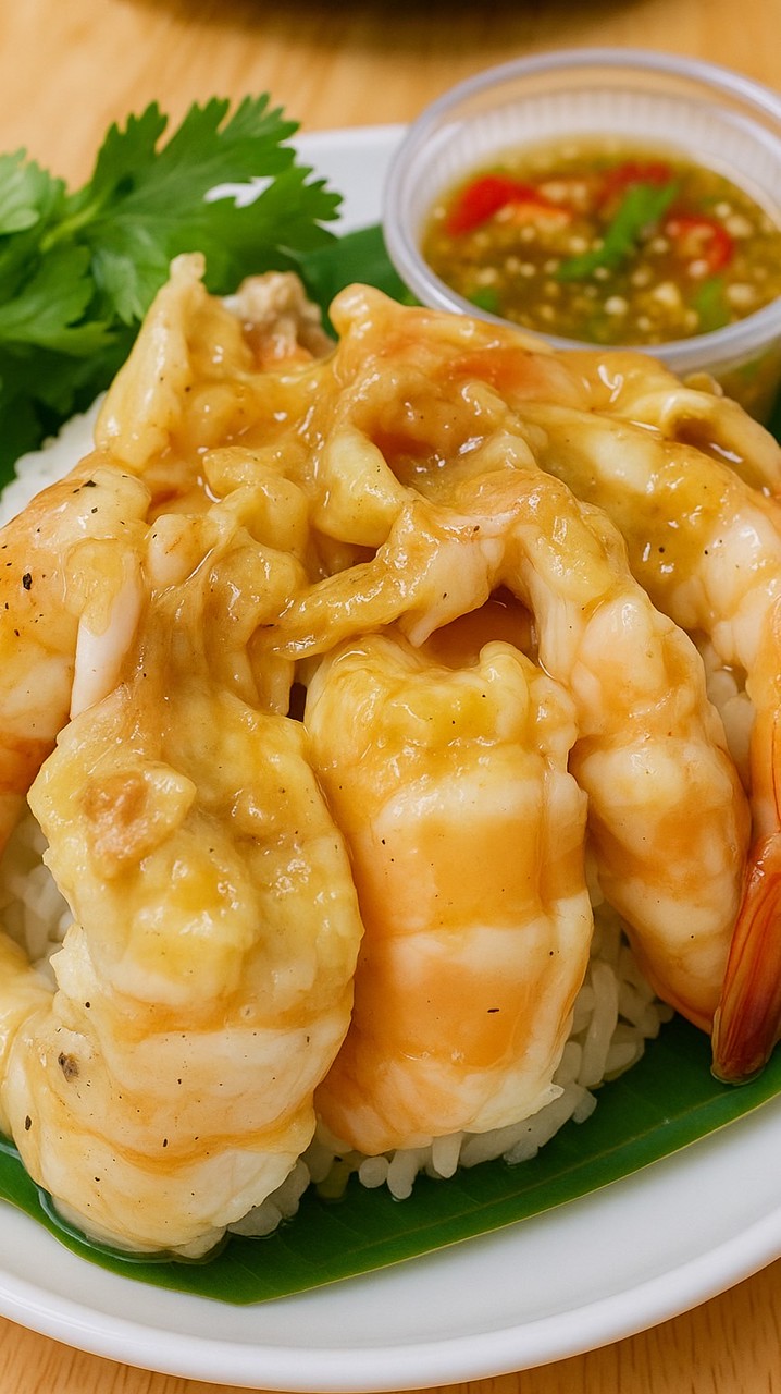 หิวเมื่อไหร่ก็แวะมา กุ้งแกะ🍚🦐