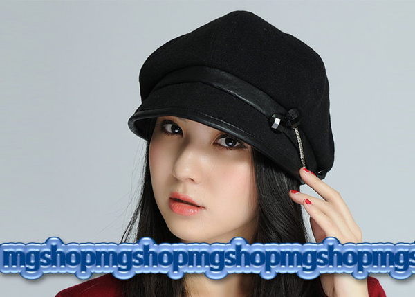 辣椒貝雷帽女士帽子秋冬天韓版秋天針織帽瘦臉毛線帽子