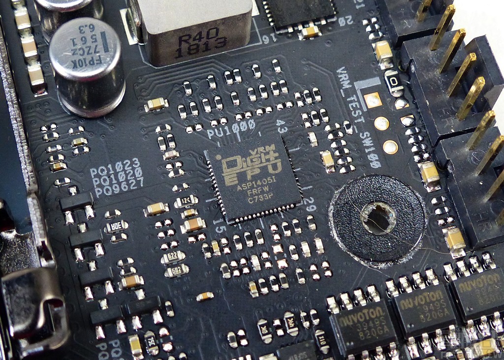 ASP1405I 負責控制處理器核心與內建顯示繪圖供電