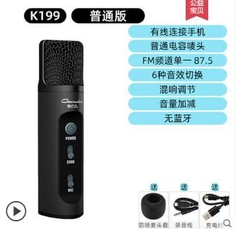 麥克風車載ktv全能麥克風套裝帶聲卡車用汽車無線藍芽話筒車內卡拉ok 玩趣3C