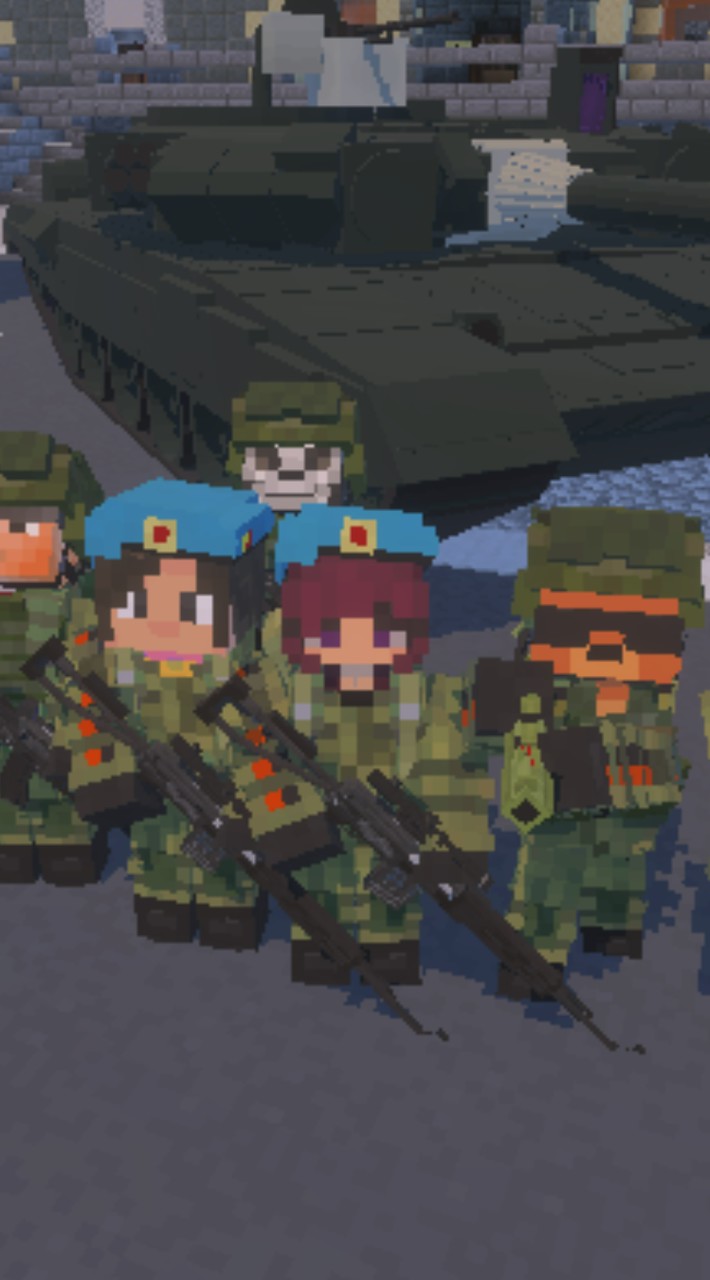 " Eastern War Z " (【JPOC】不定期開催マイクラ統合版銃アドオンPVPワールド)