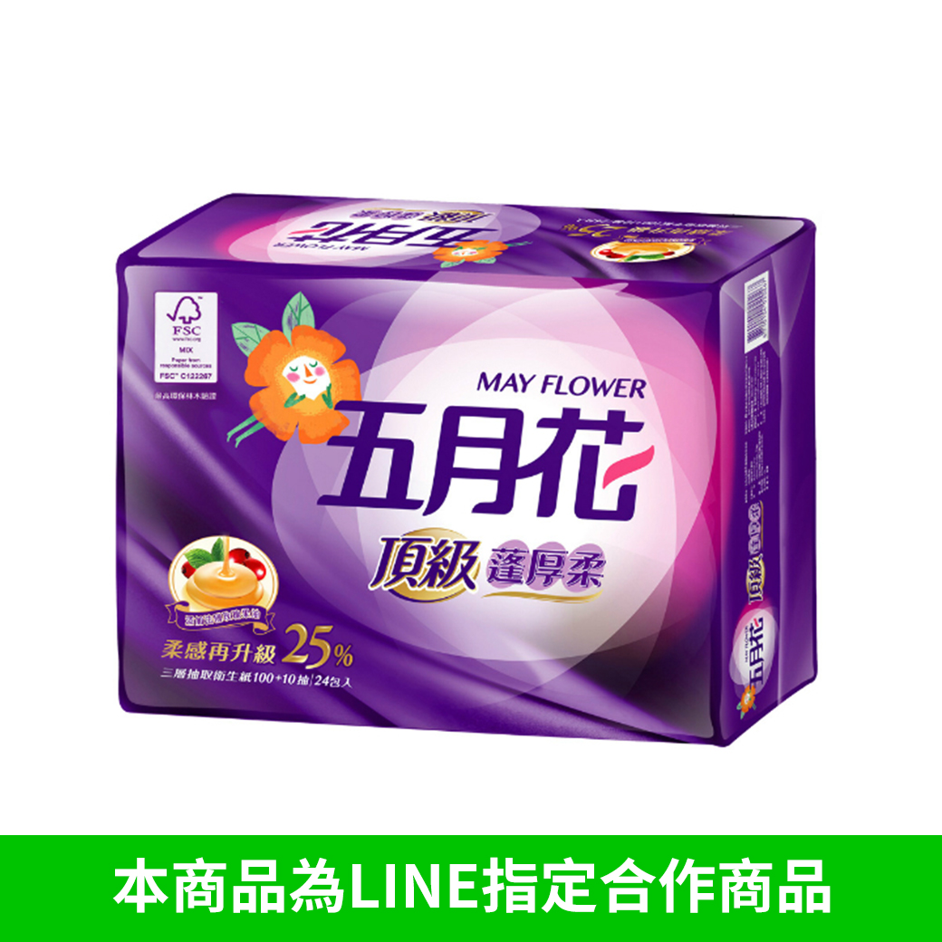 三層 規格(單張尺寸)：20*19cm 產地：台灣 【商品描述】 ◆完美結合蓬鬆、厚實、柔軟的三大特色，觸感如頂級毛巾般柔軟。 ◆含法國玫瑰果油，紙張柔感提升厚柔係數25%，觸感舒適柔厚。 ◆採用環保