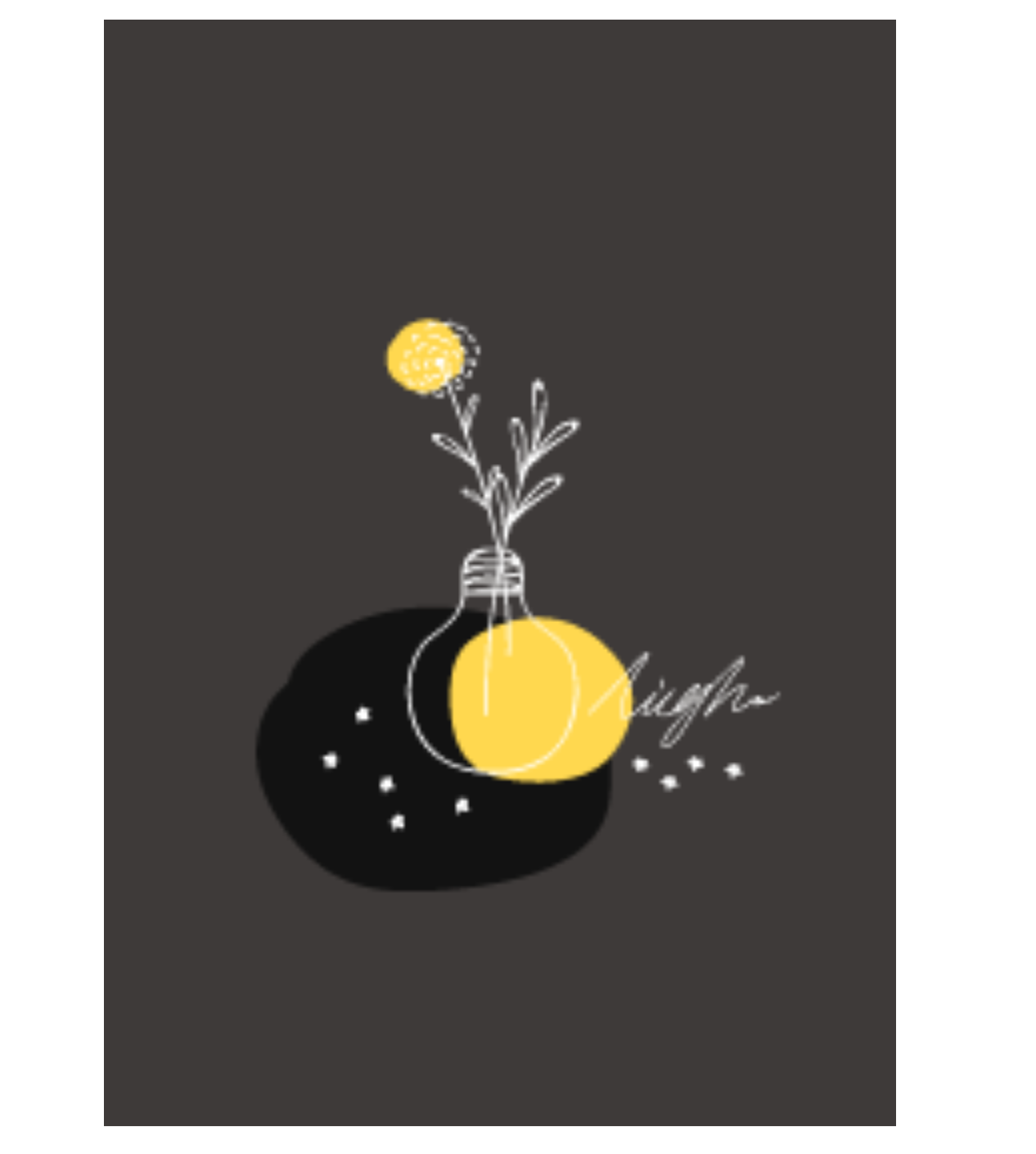 summer night & flower