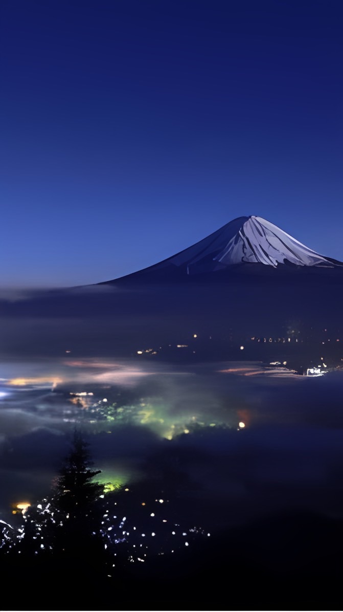 富士山見ながらこんにちは