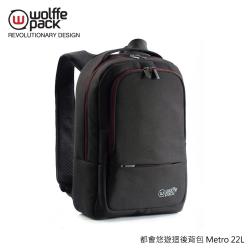 ◎■內部有多個口袋可放置|◎■前胸扣帶可拆/可調整長度|◎■背架設有通風凹槽保持舒適清爽品牌:Wolffepack型號:Metro22L背法:後背背包類型:DV攝影包/相機包顏色:黑色系外層材質:聚酯