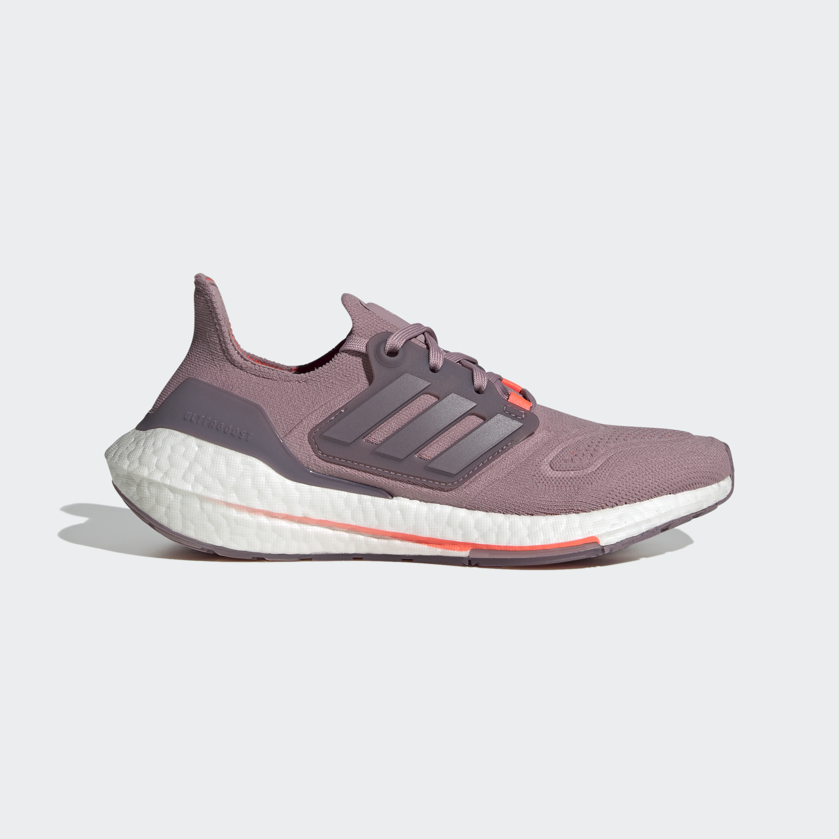 adidas ULTRABOOST 22 跑鞋-女款粉紫