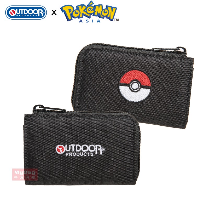 OUTDOOR x Pokemon 零錢包 寶可夢 聯名款訓練家系列 L型 錢包 ODGO20C11 得意時袋