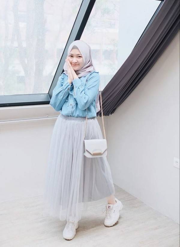 Ootd Rok Tutu Tanpa Hijab Gaya Ootd