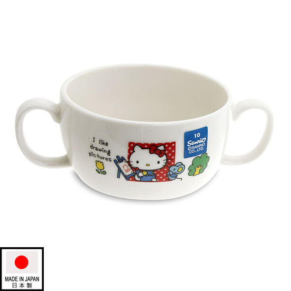 金正陶器 Hello Kitty 輕瓷雙耳杯