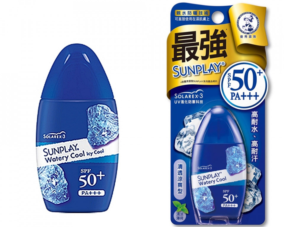 曼秀雷敦 SUNPLAY防曬乳液 清透涼爽型，35g／NT220