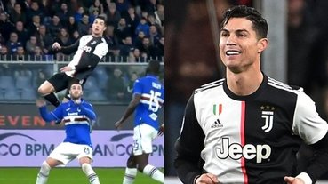 足球界「喬丹」是你！C 羅飛過對手頭頂射門成功，34 歲體能依舊猛到不行！