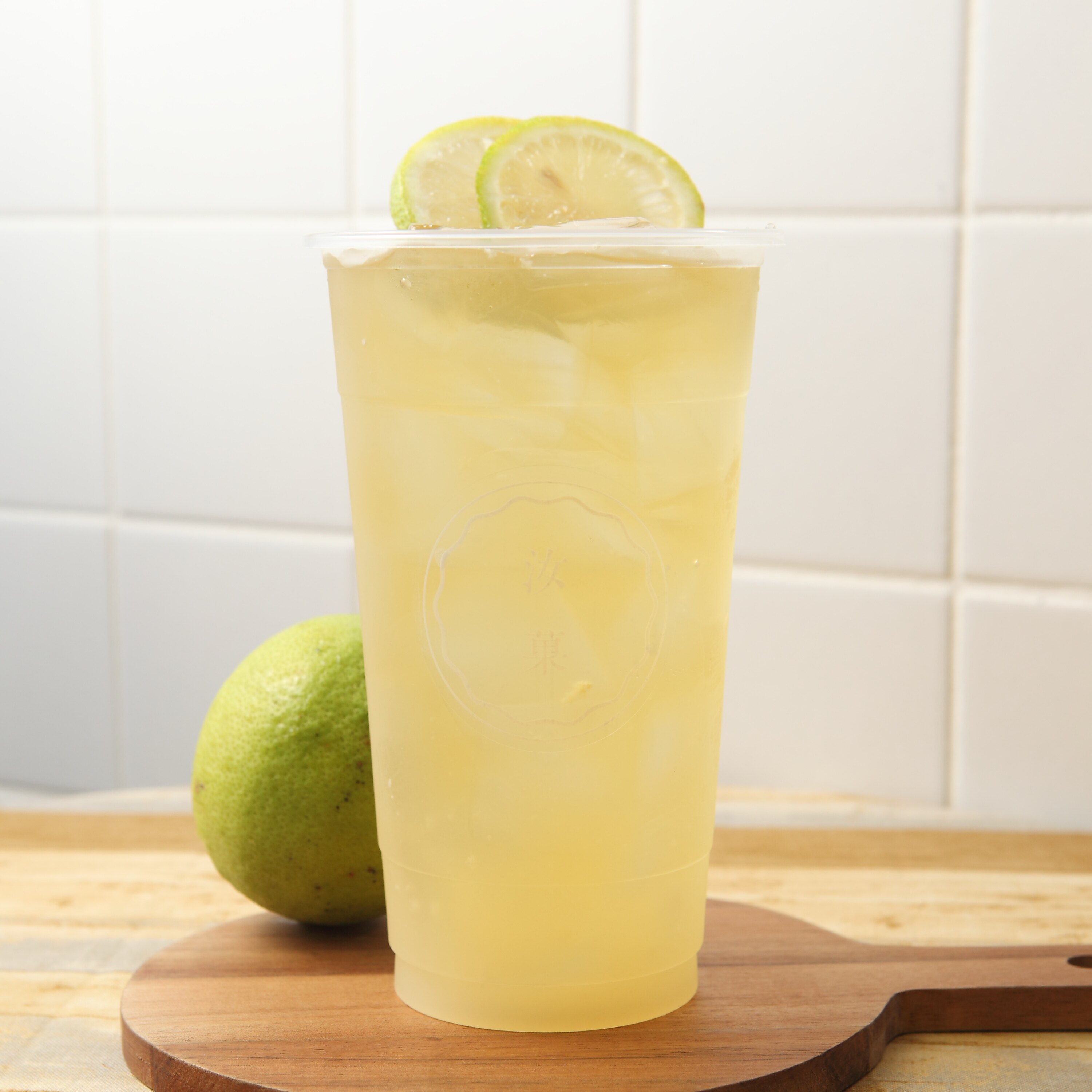 【汝菓】鮮檸綠茶 L (冷) 700 c.c.★茶飲★水果風味★電子票券