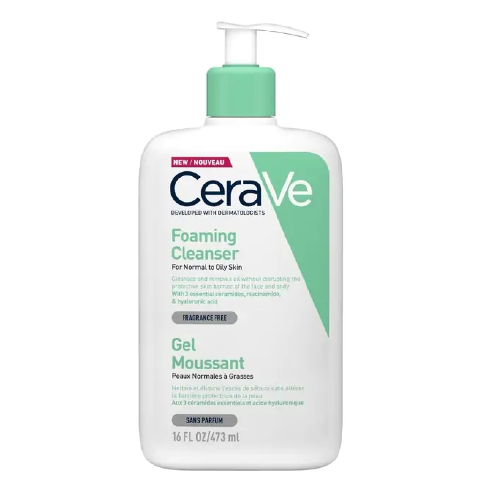 cerave 適樂膚 溫和泡沫潔膚露 473ml 專品藥局