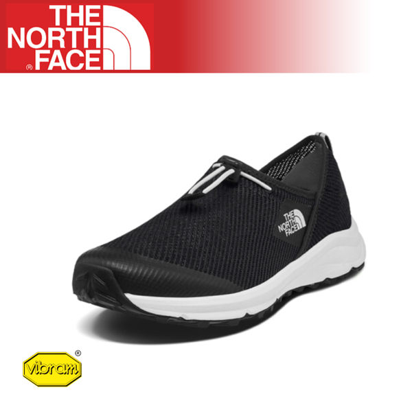 【The North Face 男 休閒鞋《黑/白》】3RDZ/耐磨慢跑鞋/Vibram黃金大底/懶人鞋/透氣