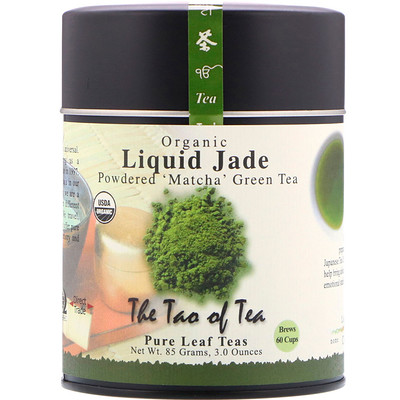 The Tao of Tea 有機綠茶抹茶粉，Liquid Jade，3 盎司（85克）