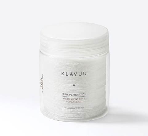 韓國 KLAVUU 純淨珍珠平衡潔面卸妝棉(100片入) ◆86小舖 ◆