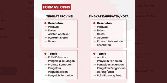 5 Daerah Yang Bocorkan Kebutuhan Formasi Casn 2021 Mana Saja Kompas Com Line Today