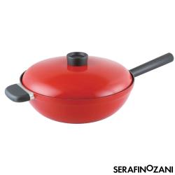 ZANI 智慧恆溫 全能不沾鍋(紅)32cm