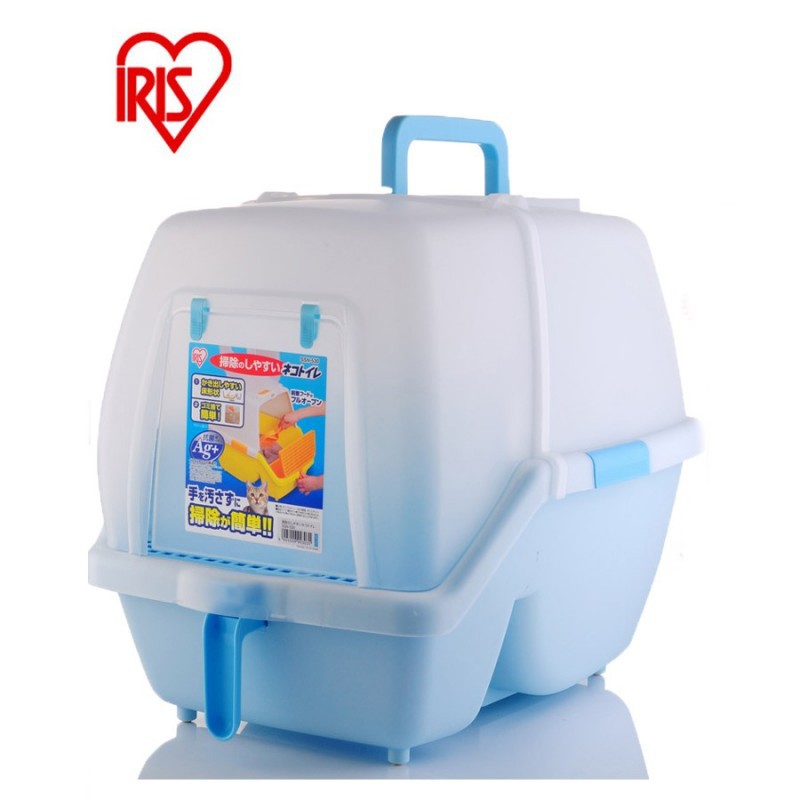 -日本IRIS附門貓砂盆SSN-530 內含落砂盆 單層