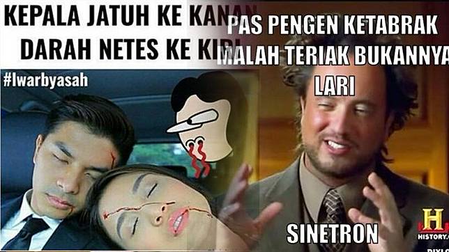 Bikin Ngakak! 6 Meme Ini Sindir Adegan Sinetron Indonesia yang Nggak Masuk Akal