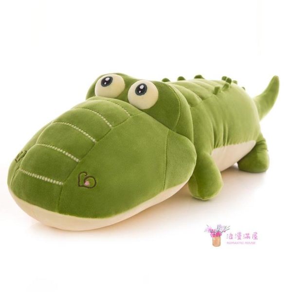 玩偶 鱷魚毛絨玩具可愛抱枕公仔抱著睡覺的玩偶六一兒童節生日禮物女生T