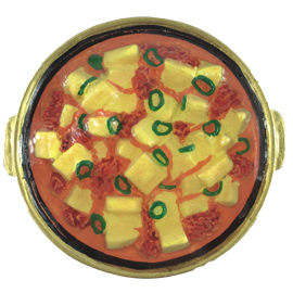 【收藏天地】台灣紀念品＊台灣土產冰箱貼-麻婆豆腐