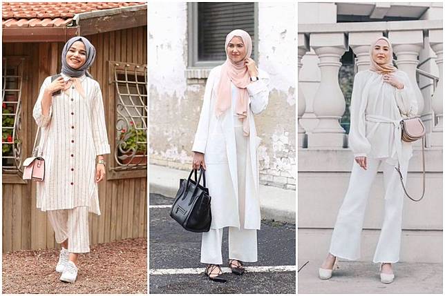 Warna Jilbab Yang Cocok Untuk Baju Putih Polos