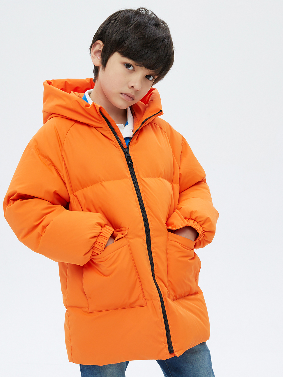 童裝 連帽羽絨外套 男女同款
