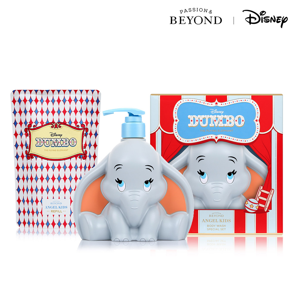[Beyond]小飛象寶貝沐浴精增量組(正貨 500ml+補充包 500ml)