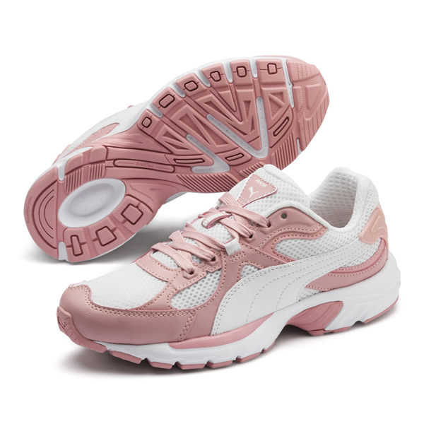 Puma Axis 90s 女 白粉 運動鞋 休閒鞋 網布鞋面 跑步 透氣 緩衝 輕盈 運動鞋 37028716