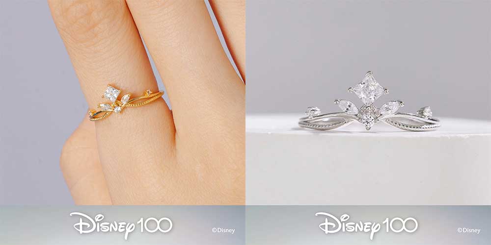 Disney 100th｜V Class®小美人魚 ‧ 純銀戒指