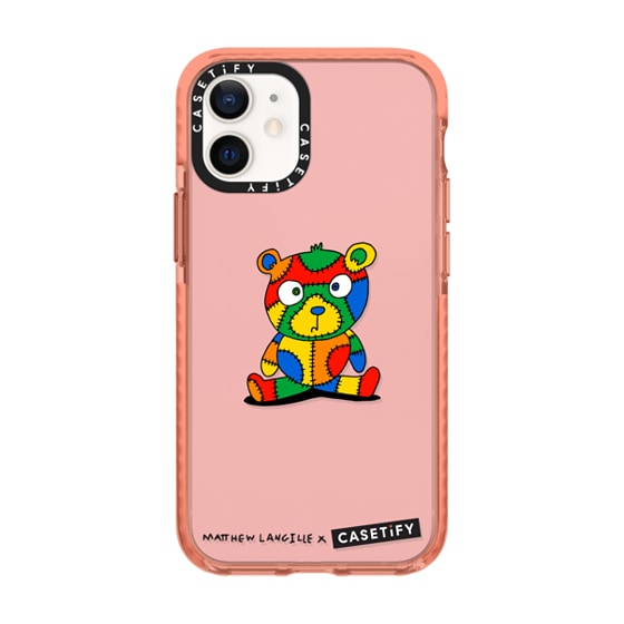 CASETiFY iPhone 12 mini Impact Case - Stitches The Bear by Matthew Langille
