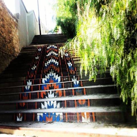 Indahnya Anak Tangga di Kota Amman yang Menjelma Menjadi Kanvas Bagi Para Seniman. Cantik dan Instagrammable Banget!