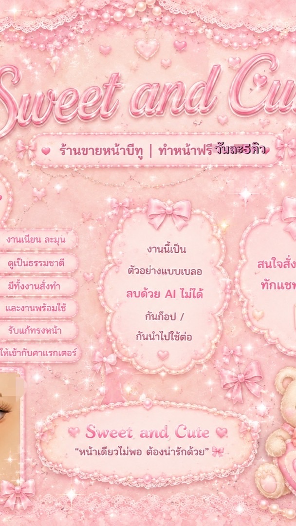⋆｡‧˚ʚ𐙚𖦹 𝓢𝔀𝓮𝓮𝓽 𝓪𝓷𝓭 𝓬𝓾𝓽𝓮  ☪︎☘︎ɞ˚‧｡ ด้อมทำหน้าฟรี