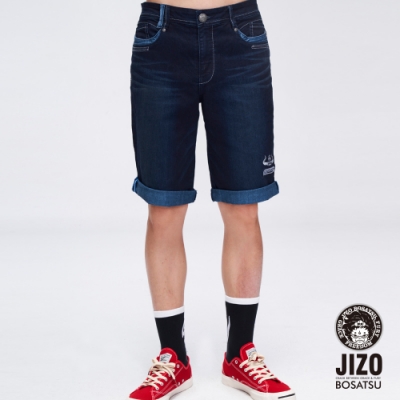 地藏小王 BLUE WAY - 幻化閻魔彈性短褲(藍)