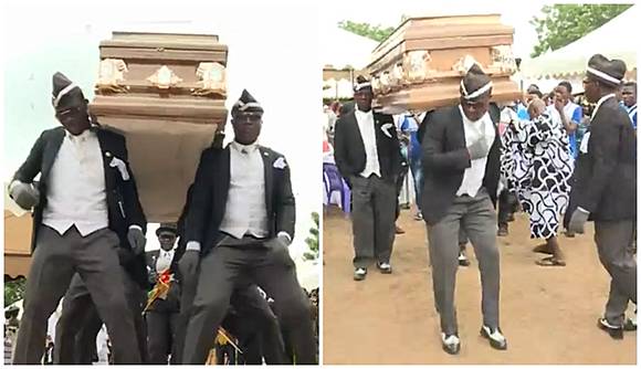 Pallbearers Dance Goyang Peti Mati Penghibur Duka Yang Belakangan Viral Dipakai Meme Boombastis Com Line Today