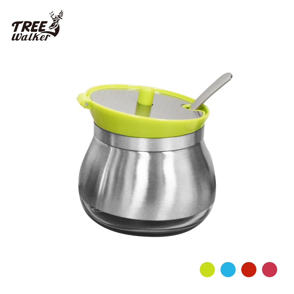 183023貴婦級典尚調味罐 304不銹鋼不鏽鋼 玻璃 安全衛生 廚房安心食器 現貨超優材質:304不鏽鋼+玻璃+塑料彩盒尺吋:長9.1*寬9.1*高8.6cm產品高度:9CM(最高處)*底部直徑8.