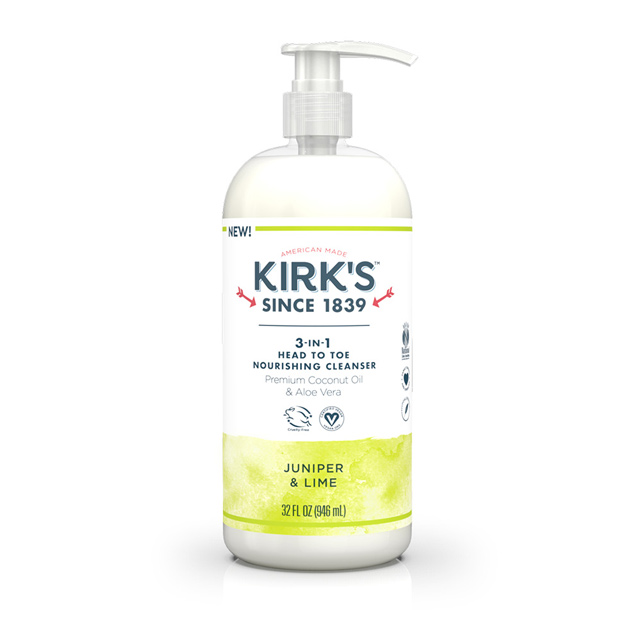 無動物實驗沐浴品牌推薦1：kirks natural 柯氏經典 全身沐浴精-嫩嫩萊姆杜松