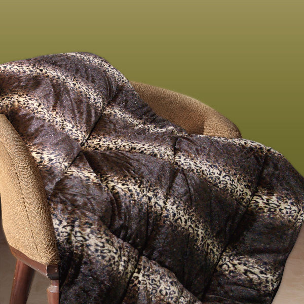 【Victoria】時尚豹紋超柔浪漫毯被