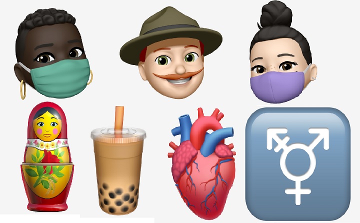 世界表情符號日，蘋果預告 iOS 14 有珍奶、跨性別符號、口罩一系列實用貼圖