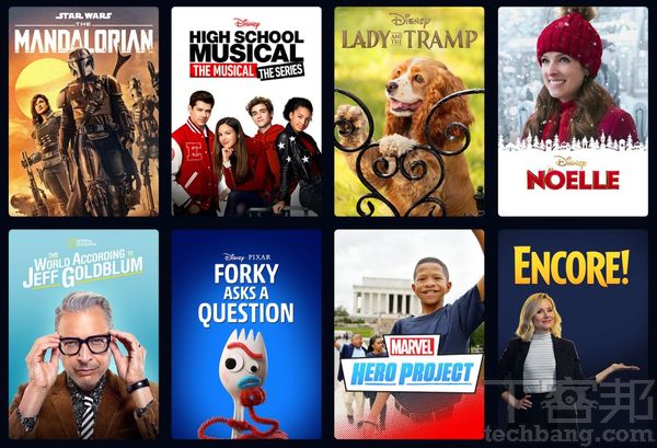  除了經典作品外，Disney+也強調全新的原創內容，無論綜合節目或電影，皆有其可看之處。