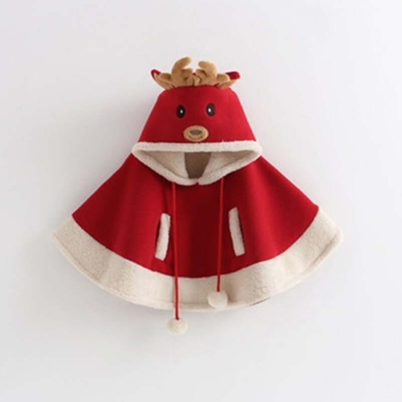 【聖誕饗宴】麋鹿造型披肩斗篷 CS010