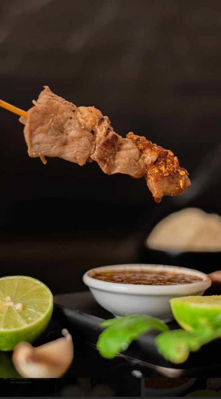 หมูปิ้งเตาถ่าน สูตรโบราณ