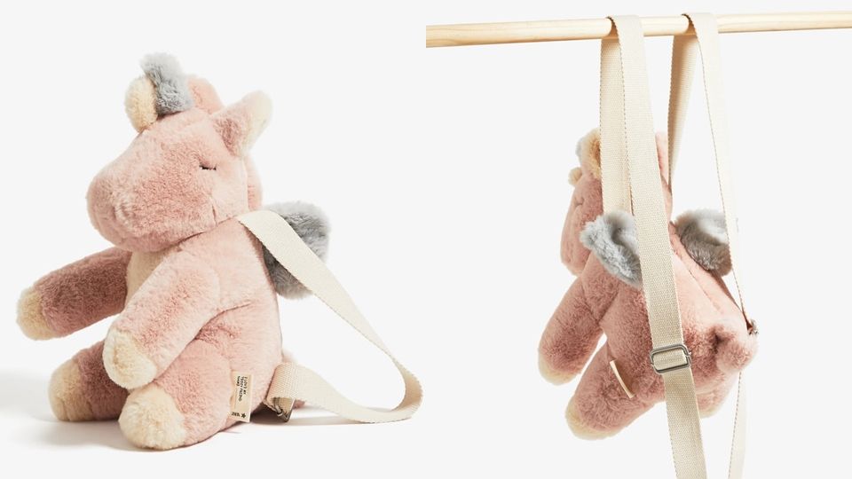 #毛絨獨角獸背包 售價NT$ 990